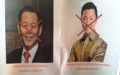 Beredar Foto Big Bos RAPP Sukanto Tanoto Diduga Perusak Hutan Riau