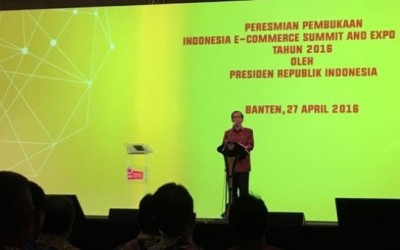 Presiden Jokowi Resmikan E-commerce Pertama di Indonesia