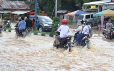 Musim Hujan, Rokan Hulu Mulai Kebanjiran