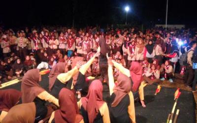 Ribuan Pramuka Kwarcab 0404 Bengkalis Gelar Kemah