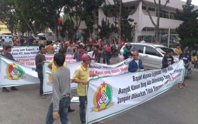 LSM Desak Kejati dan Polda Tuntaskan Kasus Korupsi