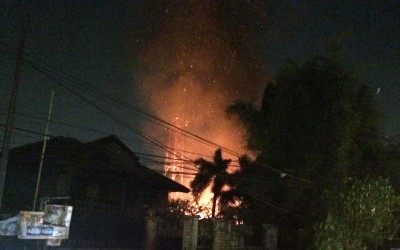 Kantor Komnas Perlindungan Anak Hangus Terbakar