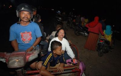 Takut Tsunami, Warga Padang Serbu Tempat Tinggi