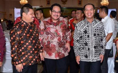 Bupati Bengkalis Hadiri Pisah Sambut Kejati Riau