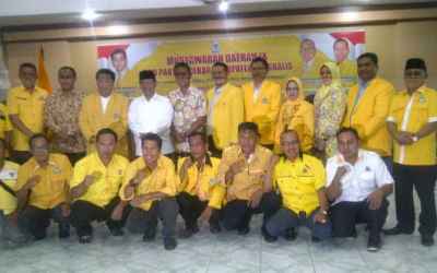 Indra Gunawan Nakhodai DPD Golkar Bengkalis