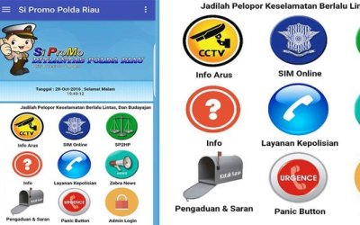 Aplikasi Si Promo, Bisa untuk Pengaduan ke Polda Riau