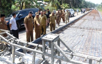 Inilah Proyek Infrastruktur Jalan di Bengkalis 2020