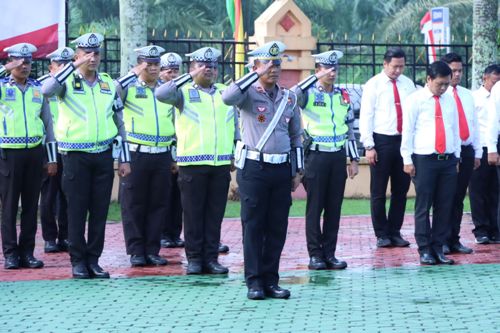 Polres Siak Apel Gelar Pasukan Operasi Patuh Lancang Kuning 2023