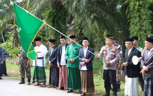 Peringatan Hari Santri 2022, Kapolres Siak Lepas Parade dan Pawai Santri