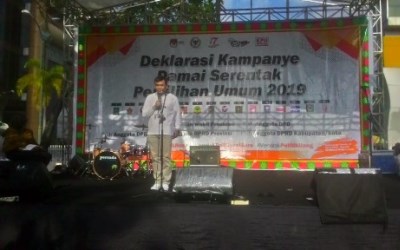 KPU Serentak Deklarasikan Kampanye Pemilu Damai