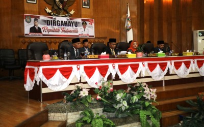 Plt Bupati Asahan Ikuti Paripurna dan Pidato Presiden RI