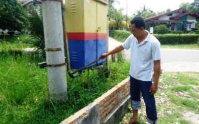 Pencurian Kabel PLN Marak di Sungai Pakning