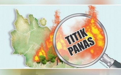 Titik Panas di Provinsi Riau Menurun Menjadi 46 Hotspot