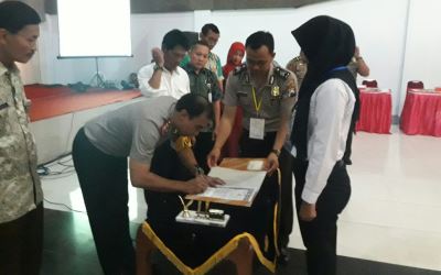 Polres Ponorogo Tanda Tangani Pakta Integritas