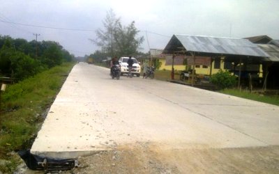 Tim Kejaksaan Cek Lapangan Proyek Fisik di Bengkalis