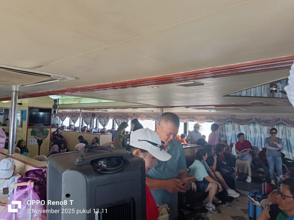 Penyeberangan Bengkalis-Pakning Lumpuh Total, KMP Swarna Putri Rusak