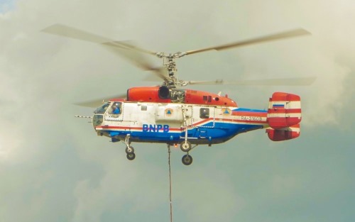 Riau Dapat Bantuan Heli Water Bombing dan Pesawat TMC 