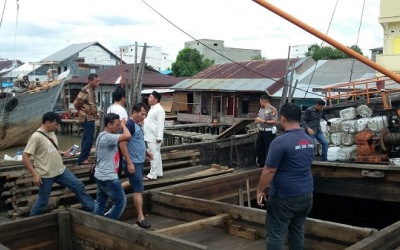 Mabes Polri Geruduk Kawasan Sungai Juling Selat Panjang