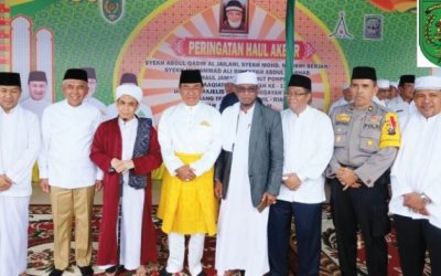 Wardan dan Gubri Hadiri Haul Syekh Abdul Qadir Jailani