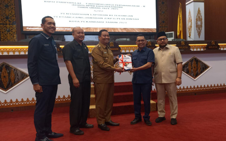 DPRD Kota Pekanbaru Paripurnakan LKPJ Pemko Tahun 2024