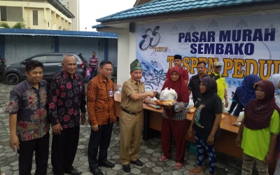 PT Taspen Cabang Pekanbaru Gelar Pasar Murah