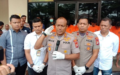 Polisi Bekuk 7 Pelaku Pembacokan di Graha Raya