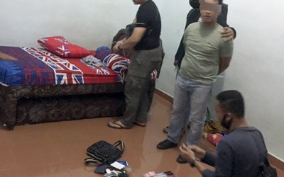 Oknum Polisi Polres Bintan Ditangkap Polda Riau di Kosan