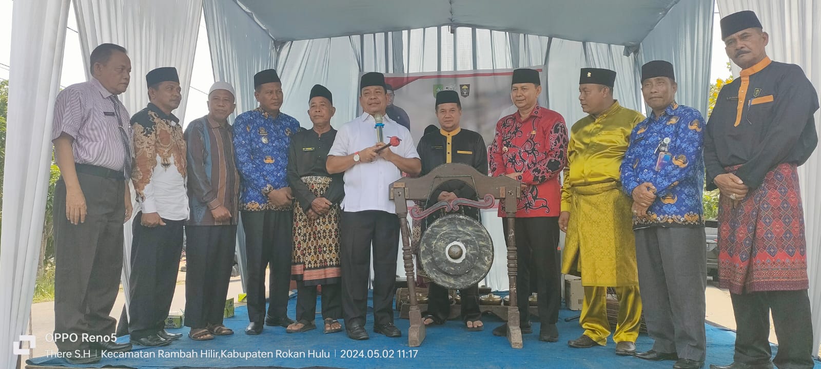 Wabup Indra Gunawan Buka Secara Resmi Lomba Gondang Borogong Se Rohul