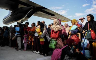 5.800 Korban Gempa dan Tsunami Dievakuasi