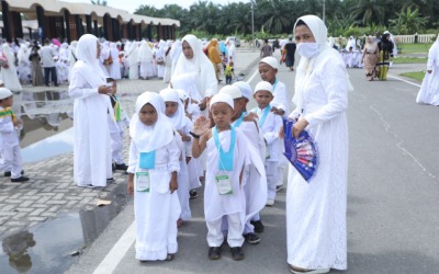 PD Himpaudi Asahan Gelar Manasik Haji Anak Paud