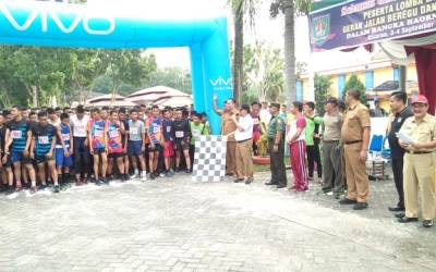 Asisten II Jhon Hardi Nasution Lepas Lomba Lari 5K