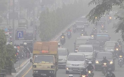 Jambi Mendapat Kiriman Kabut Asap dari Sumsel