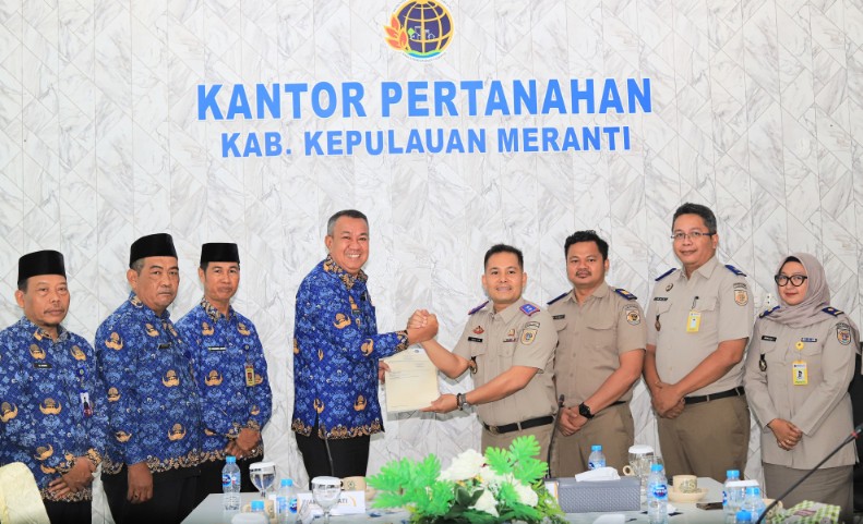 Pemkab Meranti Berkunjung Ke Kantah ATR-BPN, Ini Yang Dibahas