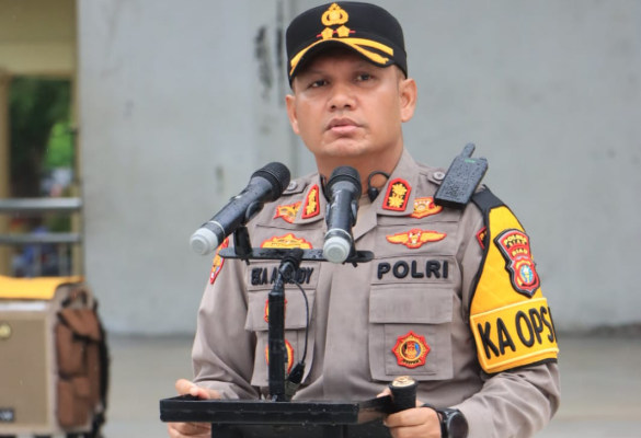 Polres Siak Gelar Apel Siaga Jelang Pleno PSU di Kabupaten Siak