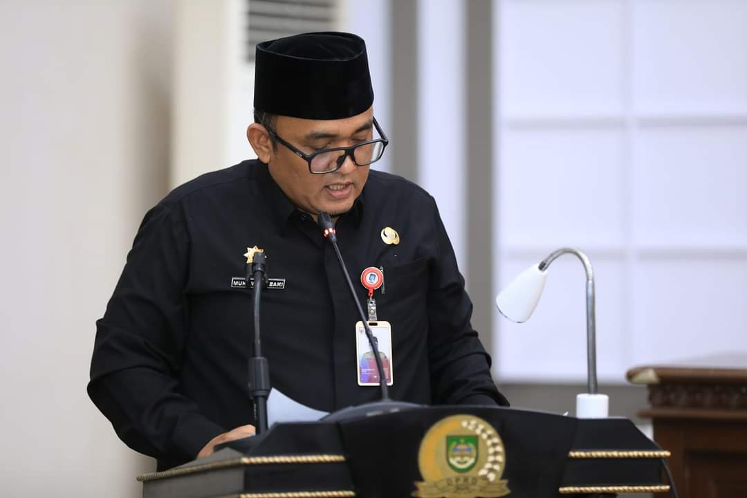 Sekda Rohul Hadiri Rapat Paripurna Laporan LKPJ Bupati Tahun Anggaran2023