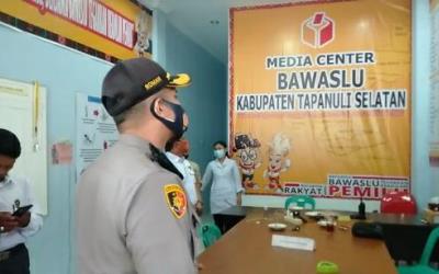 Kapolres Tapanuli Selatan Kunjungi Bawaslu di Sipirok