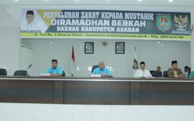 Plt Bupati Asahan Minta Baznas Perhatikan Penggelolaan Zakat