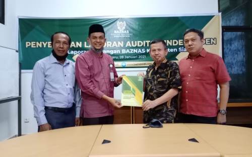 Baznas Kabupaten Siak Kembali Raih Opini Wajar