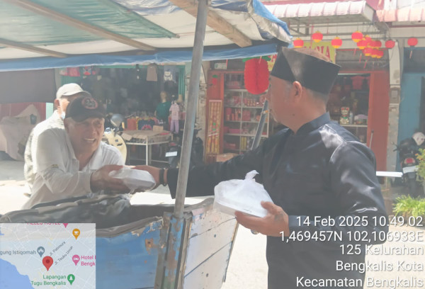 Jum'at Berbagi 3K3 Bengkalis, Meringankan Beban Warga Kurang Mampu