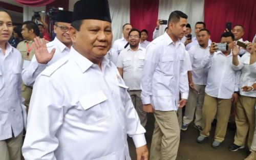 Survei Capres: Prabowo Tertinggi, Moeldoko Buncit