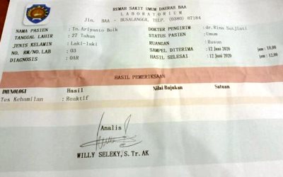 Hasil Rapid Test Pria Ini Hamil, Keluarga Kaget