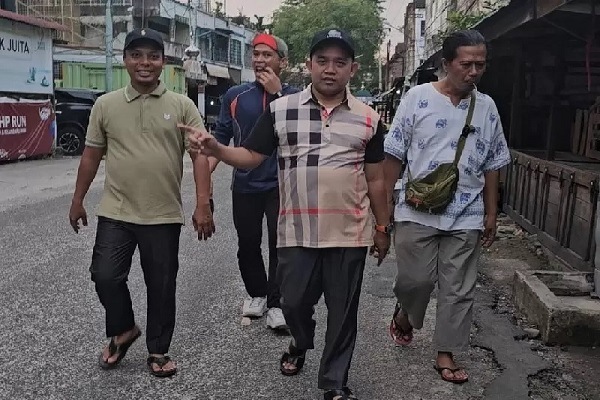 Ketua DPRD Kota Pekanbaru Turun ke Pasar Sukaramai Jumpai Masyarakat Pedagang