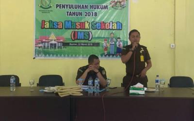 Jaksa Sasar Sekolah dan Pelajar di Bantan