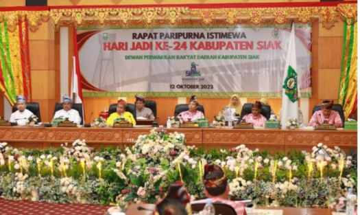 DPRD Gelar Paripurna Istimewa Hari Jadi ke-24 Kabupaten Siak