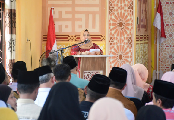 Safari Ramadhan di Kecamatan Bantan, Kasmarni: Mari Bersatu untuk Membangun