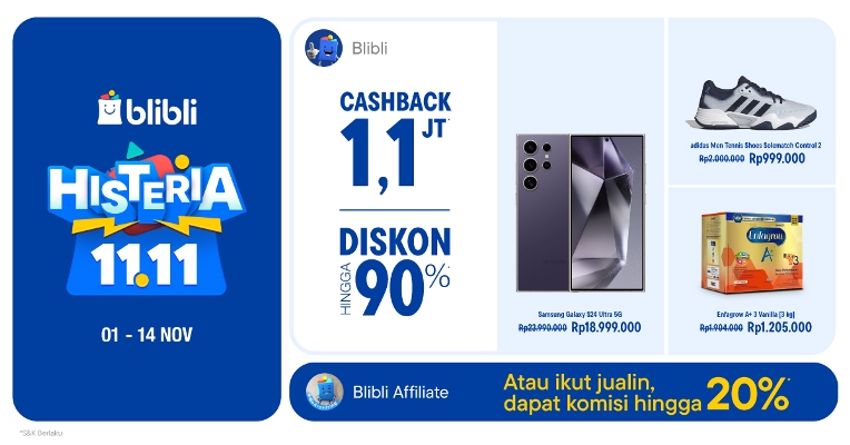 Promo 11.11 di Blibli: Diskon Menarik Suplemen Blackmores