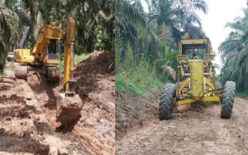 Rawan Pencurian TBS, PT. SAI Bangun Kanal di Lubertim