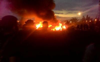 Dua Speed Boat Pemkab Bengkalis Ludes Terbakar