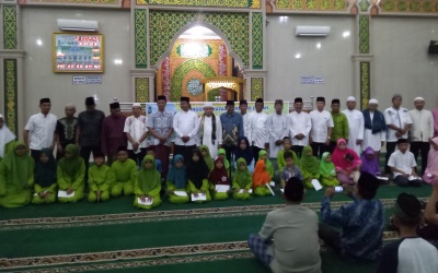 Jemaah Mesjid Lillah Sidomulyo Timu Peringati 1 Muharram