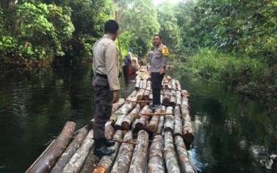 Polres Siak Temukan Ilog di Kampung Rawa Mekar Jaya 